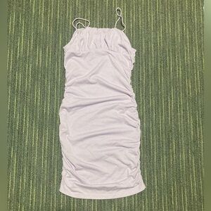 SHEIN Light Purple Ruched Dress